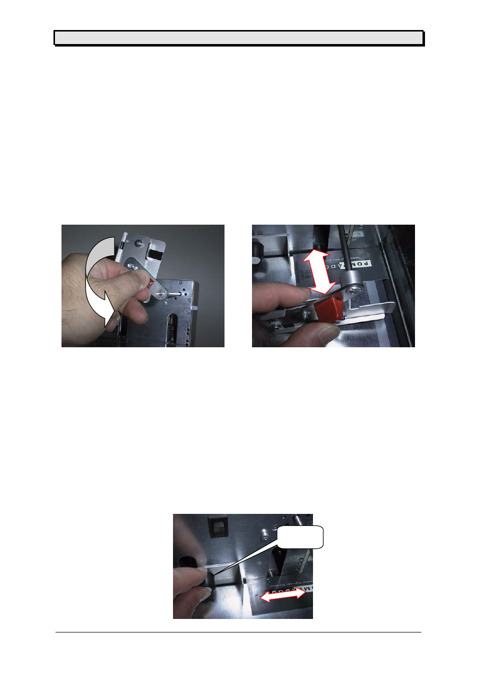 Adjusting the label width, Adjusting the label length | Avery Dennison Stacker User Manual | Page 10 / 39