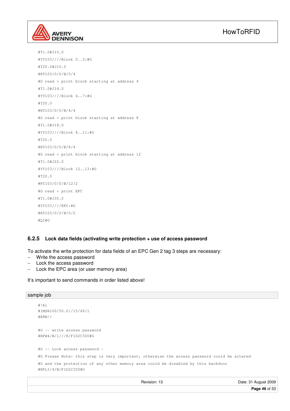 Howtorfid | Avery Dennison RFID User Manual | Page 46 / 53