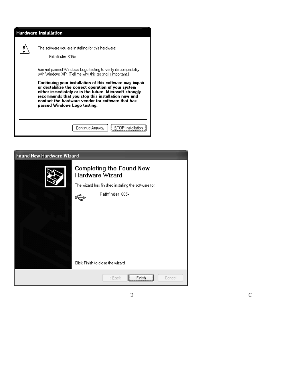 Avery Dennison Pathfinder 6057 USB Driver User Manual | Page 3 / 16