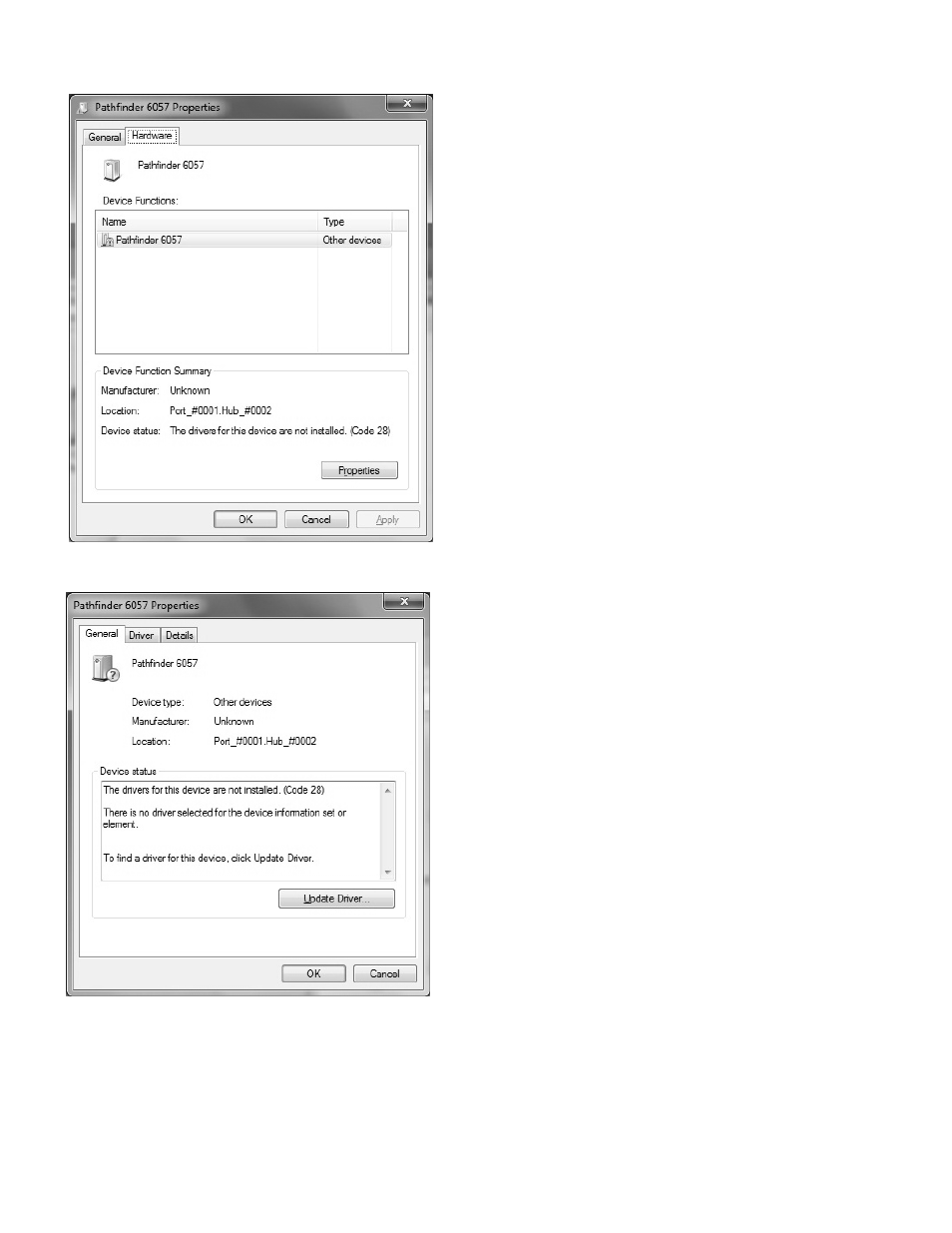 Avery Dennison Pathfinder 6057 USB Driver User Manual | Page 9 / 16