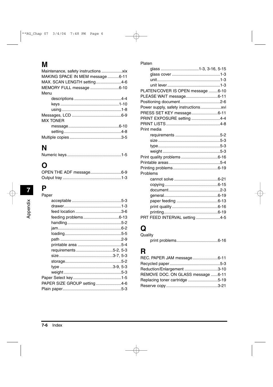 Canon IMAGERUNNER 1670F User Manual | Page 129 / 134