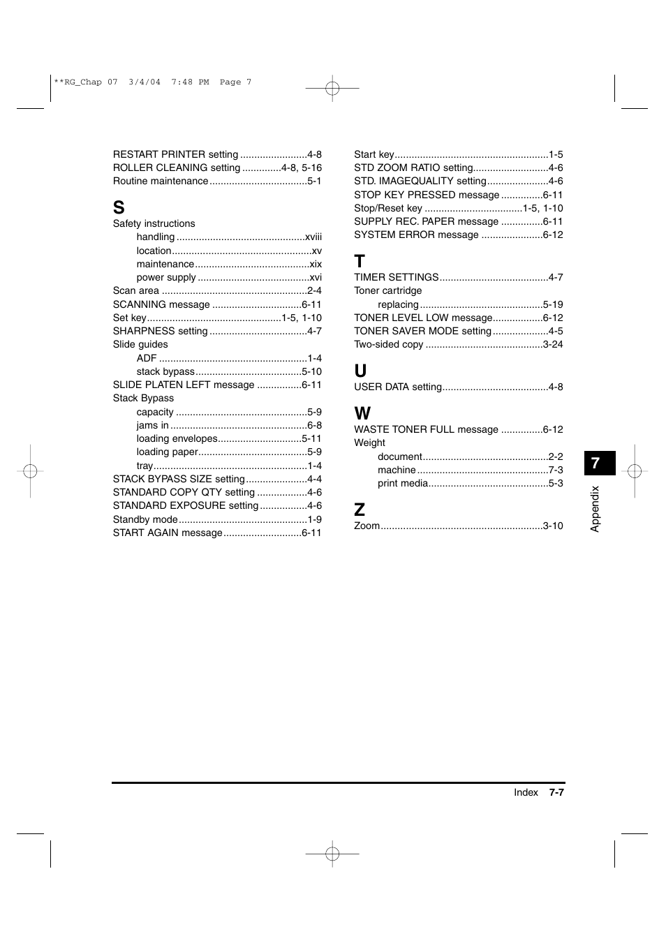 Canon IMAGERUNNER 1670F User Manual | Page 130 / 134