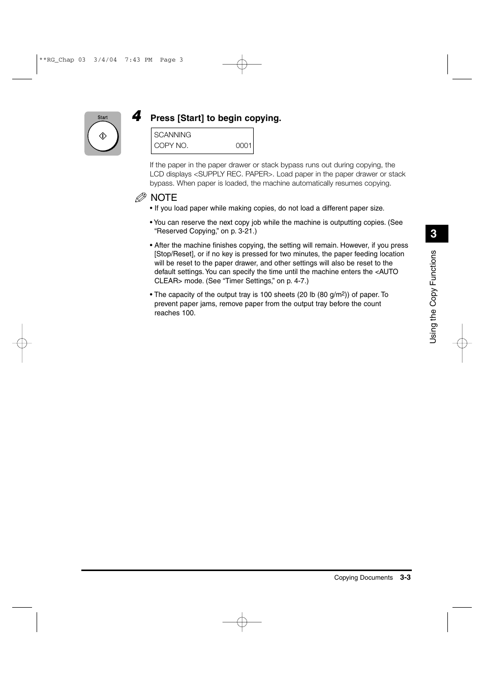 Canon IMAGERUNNER 1670F User Manual | Page 44 / 134