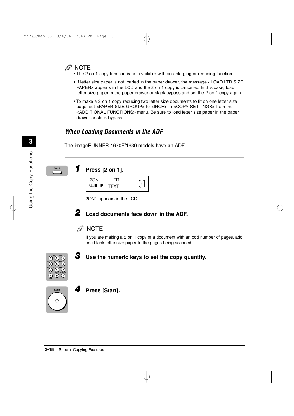 When loading documents in the adf | Canon IMAGERUNNER 1670F User Manual | Page 59 / 134