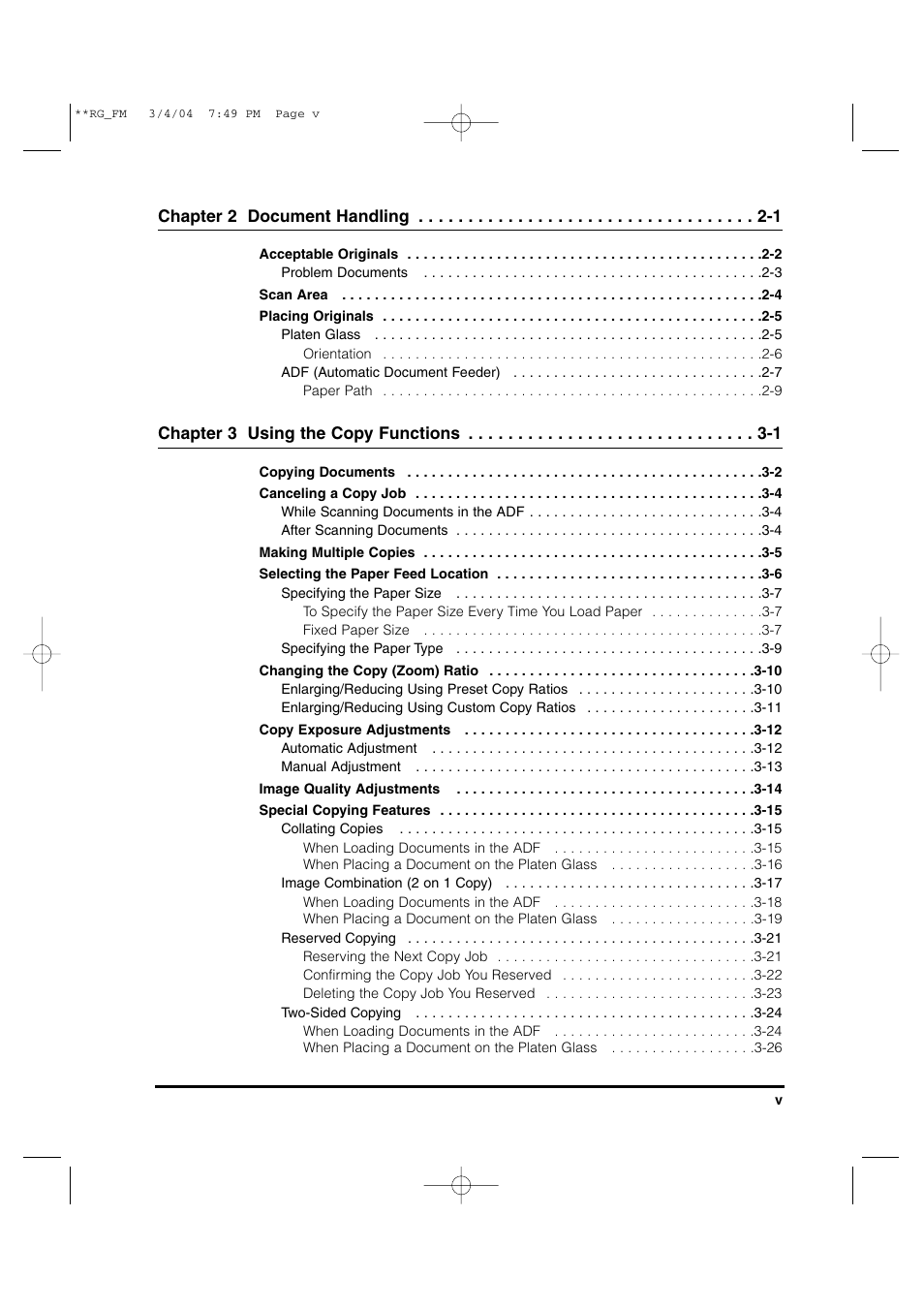 Canon IMAGERUNNER 1670F User Manual | Page 6 / 134