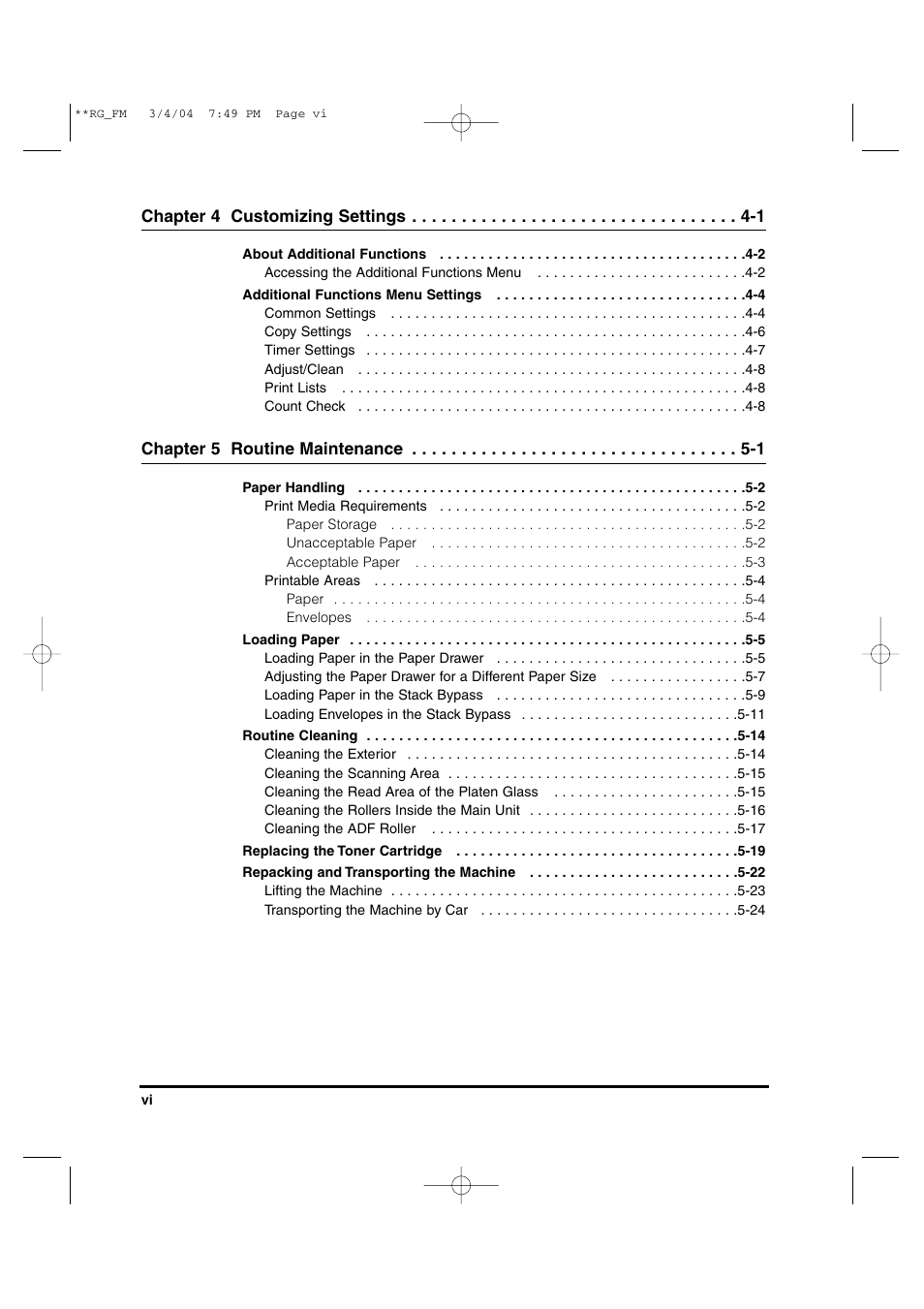 Canon IMAGERUNNER 1670F User Manual | Page 7 / 134