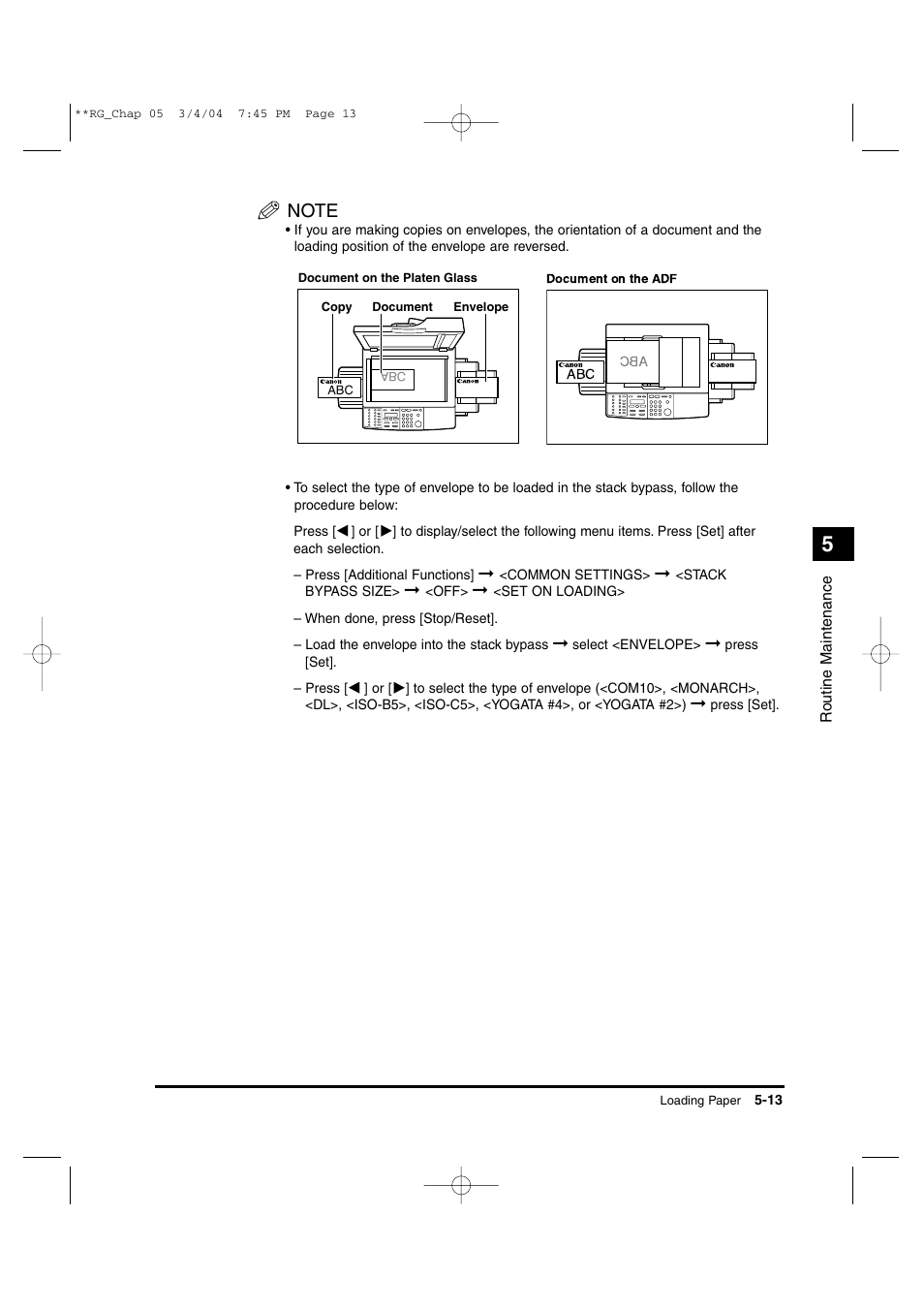 Canon IMAGERUNNER 1670F User Manual | Page 90 / 134