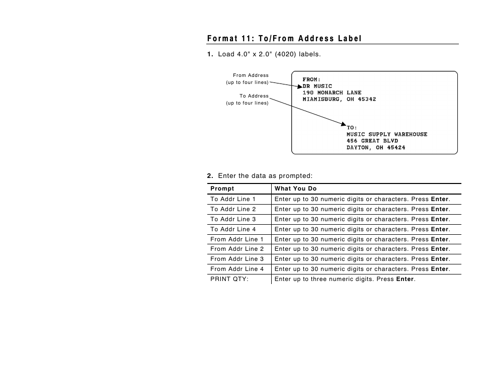 Avery Dennison Monarch 9416 XL Fixed Format User Manual | Page 26 / 30