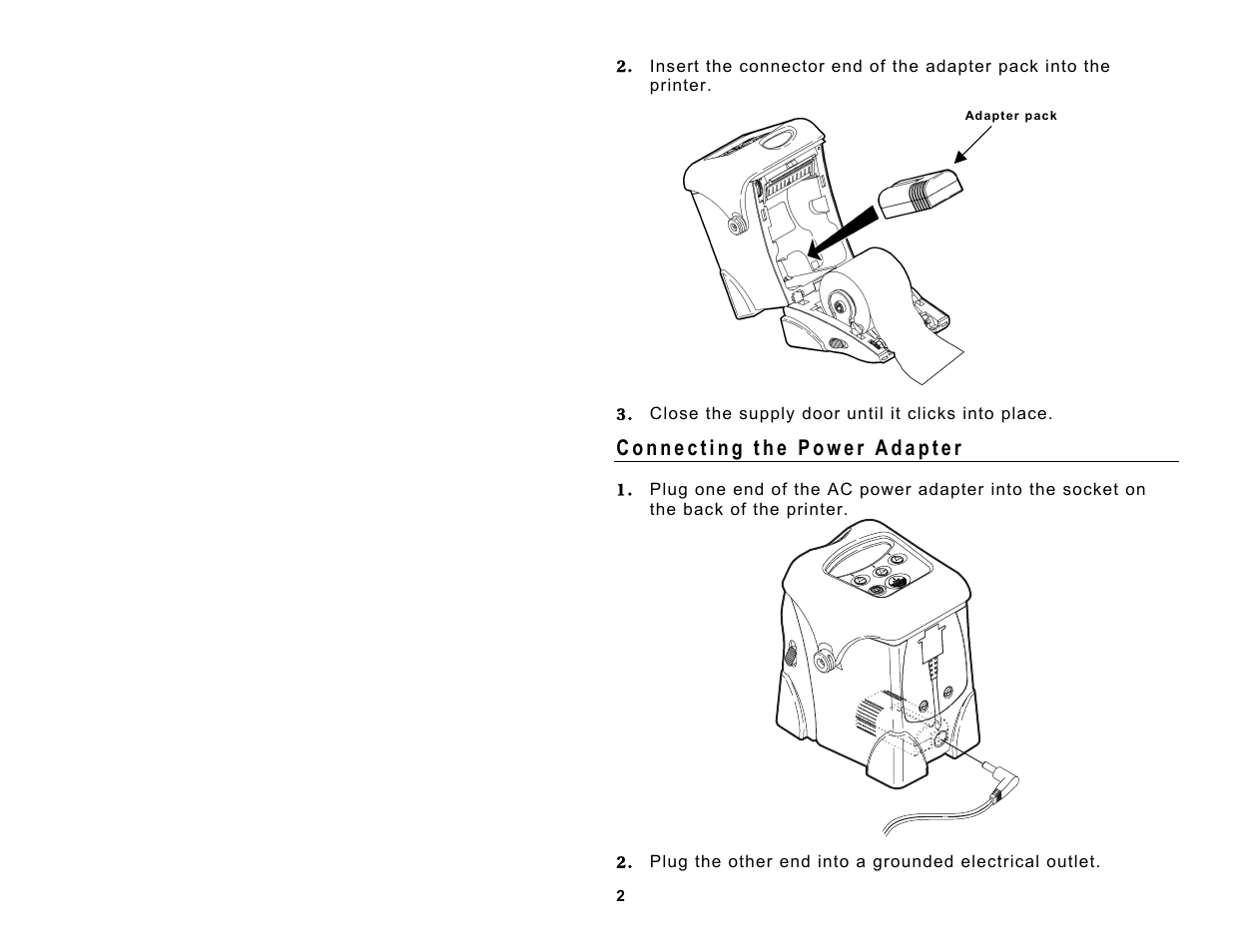 Avery Dennison Sierra Sport3 9433 AC Power Adapter User Manual | Page 2 / 4