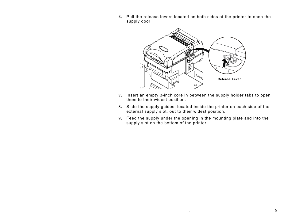 Avery Dennison Sierra Sport3 9433 Vehicle Mount User Manual | Page 9 / 10