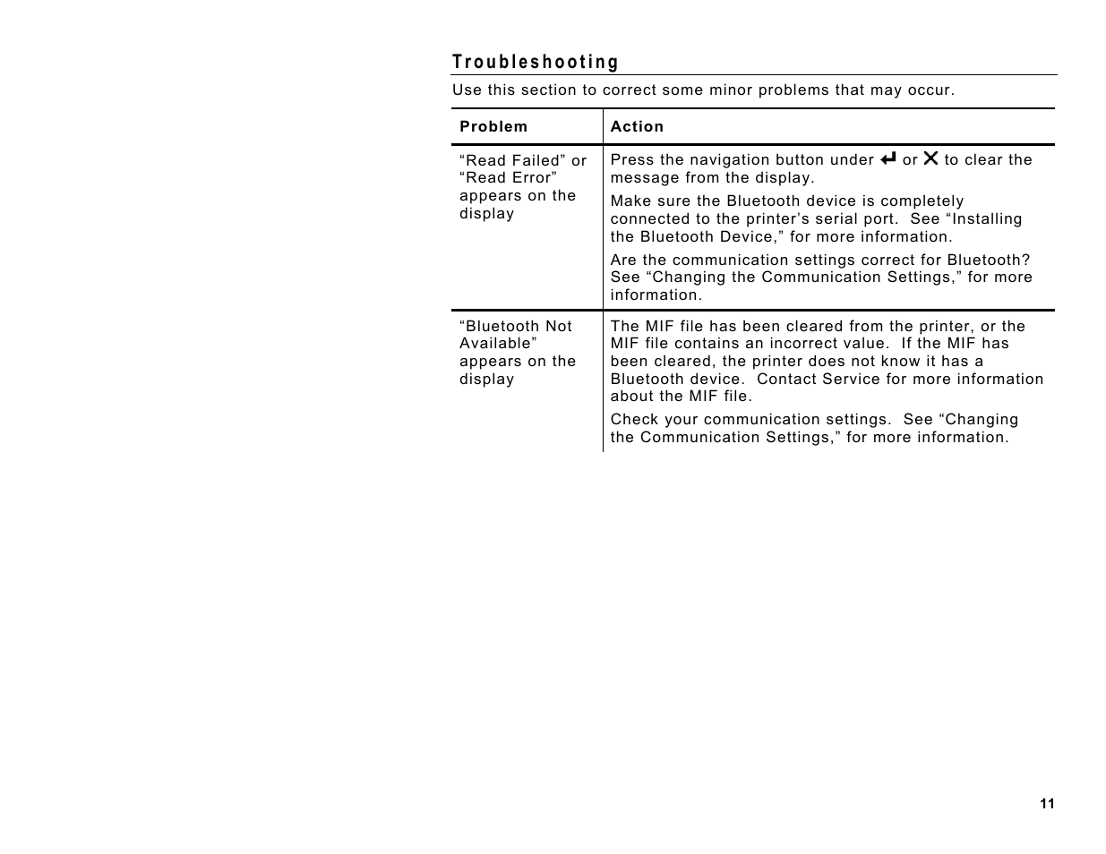 Avery Dennison Sierra Sport3 9433 Bluetooth User Manual | Page 11 / 12