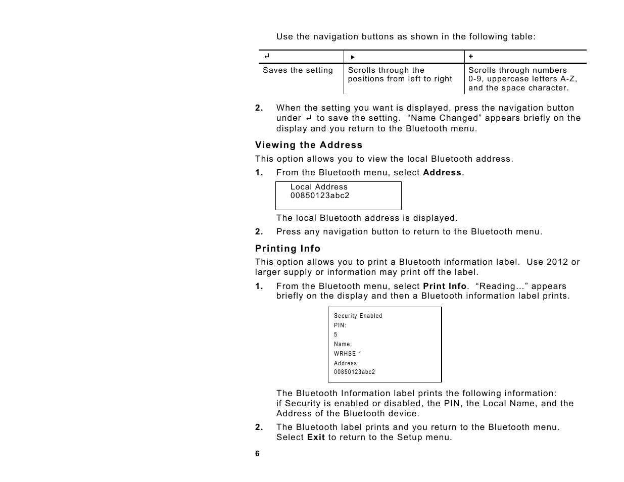 Avery Dennison Sierra Sport3 9433 Bluetooth User Manual | Page 6 / 12