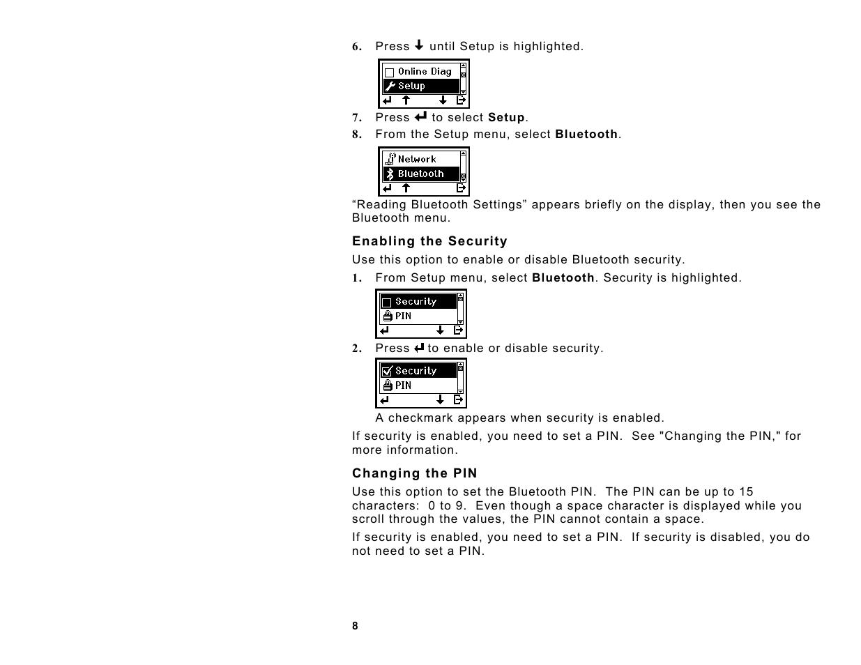 Avery Dennison Sierra Sport3 9433 Bluetooth User Manual | Page 8 / 12