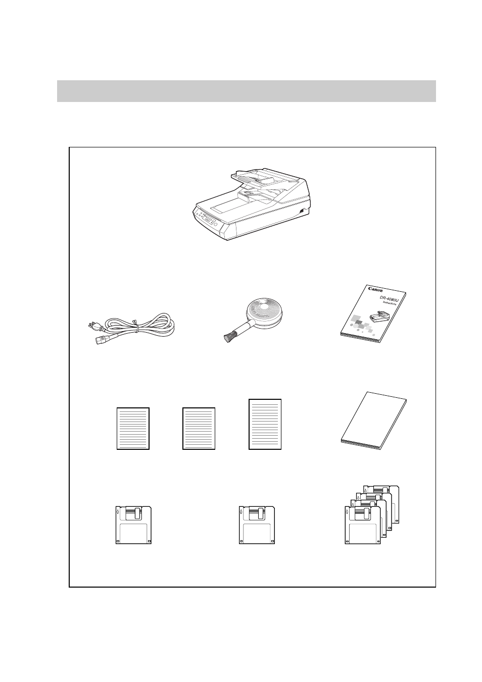 Unpacking the scanner, Before you begin | Canon DR-4080U User Manual | Page 11 / 56