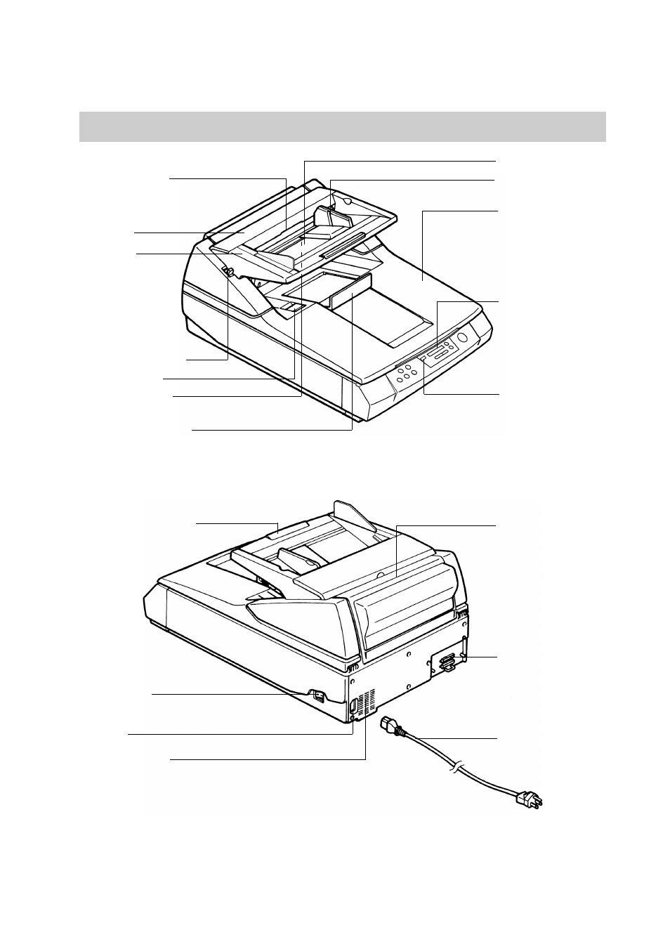 Important parts of the scanner, Before you begin | Canon DR-4080U User Manual | Page 13 / 56