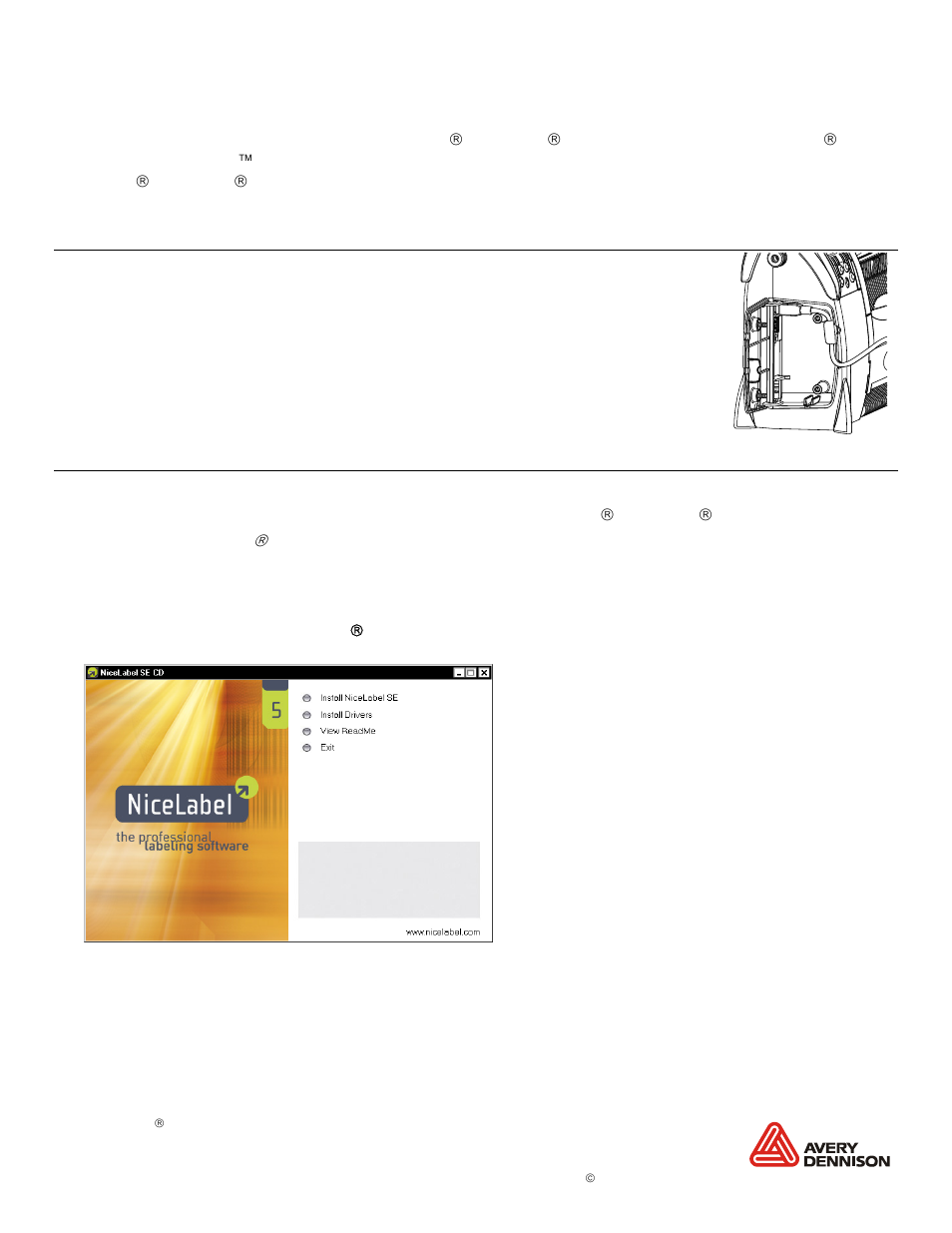 Avery Dennison Sierra Sport4 9493 USB User Manual | 2 pages