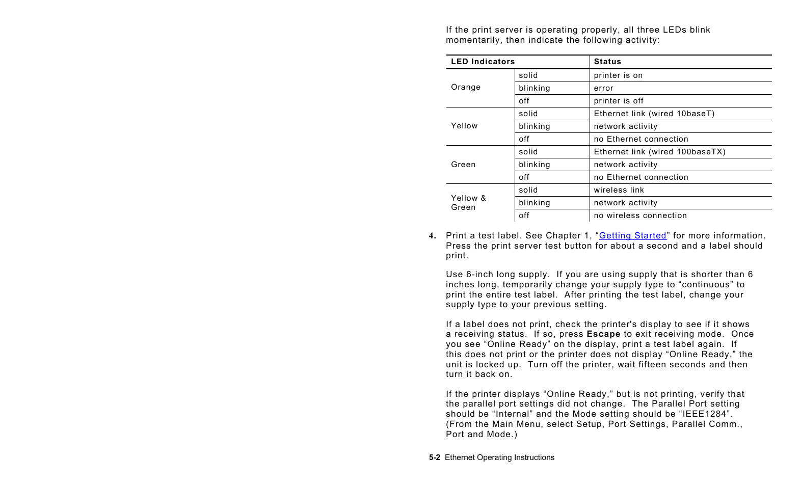 Avery Dennison 7411 Print Server User Manual | Page 52 / 84