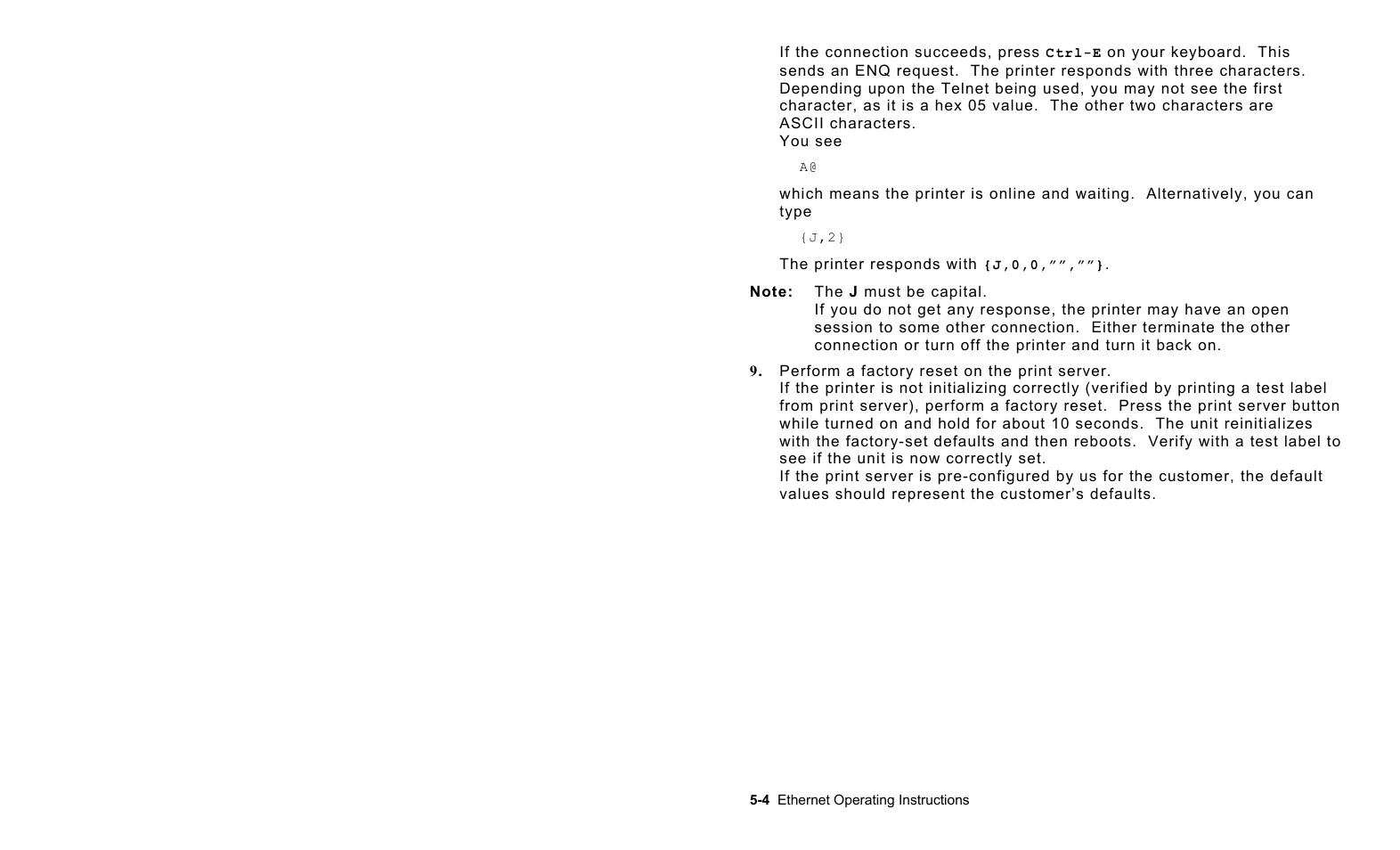 Avery Dennison 7411 Print Server User Manual | Page 54 / 84