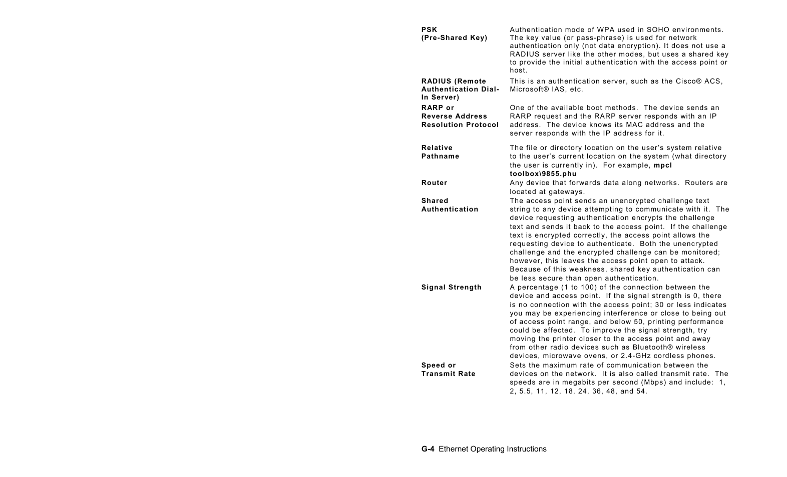 Avery Dennison 7411 Print Server User Manual | Page 78 / 84