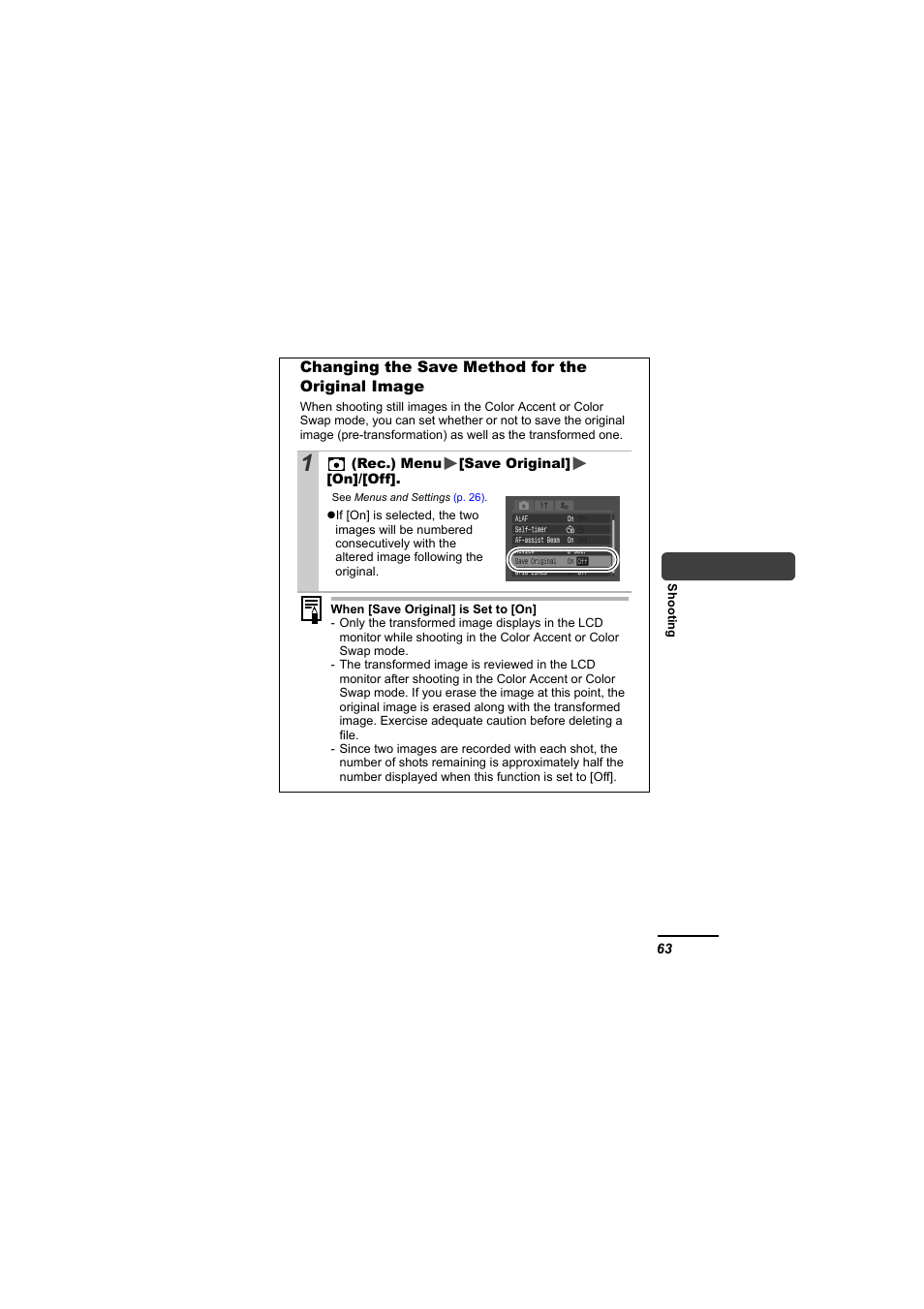 P. 63 | Canon 65 User Manual | Page 65 / 138