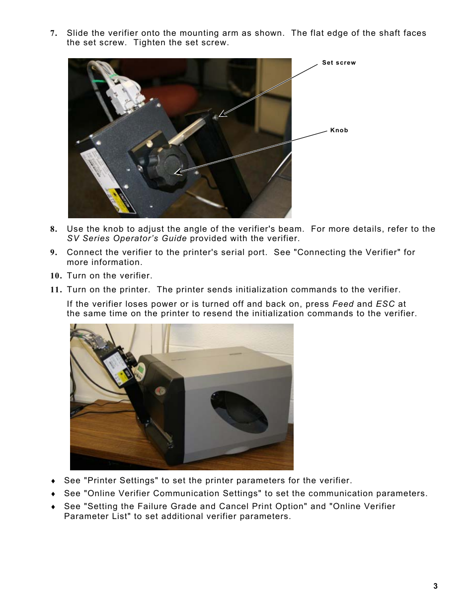 Avery Dennison Monarch 9864 Verifier User Manual | Page 3 / 12