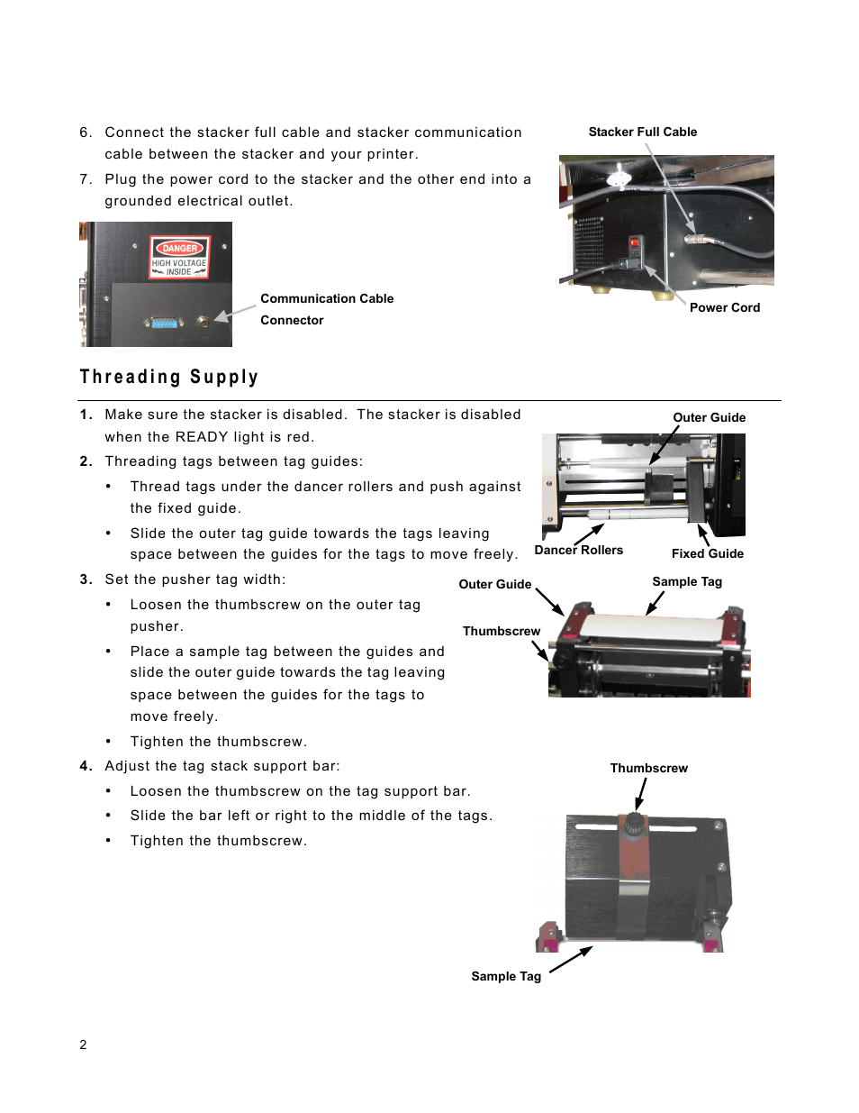 Avery Dennison A64 CS Stacker User Manual | Page 2 / 8