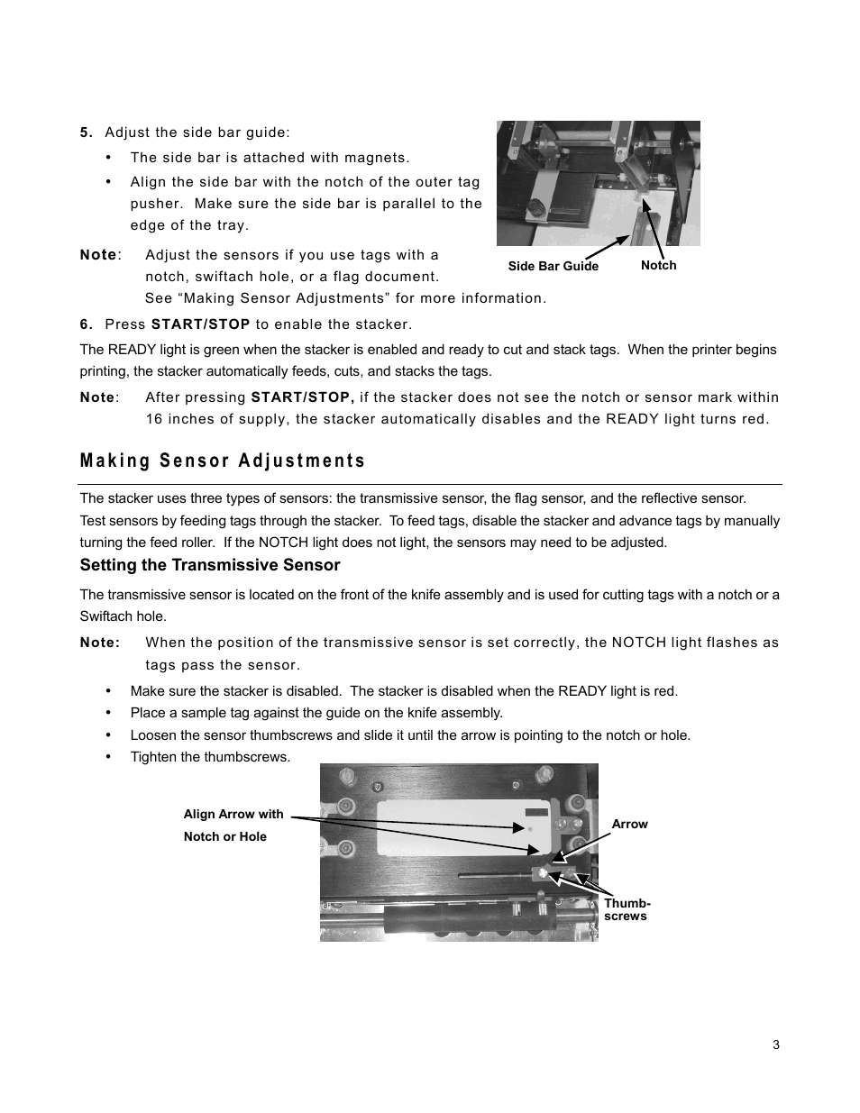 Avery Dennison A64 CS Stacker User Manual | Page 3 / 8