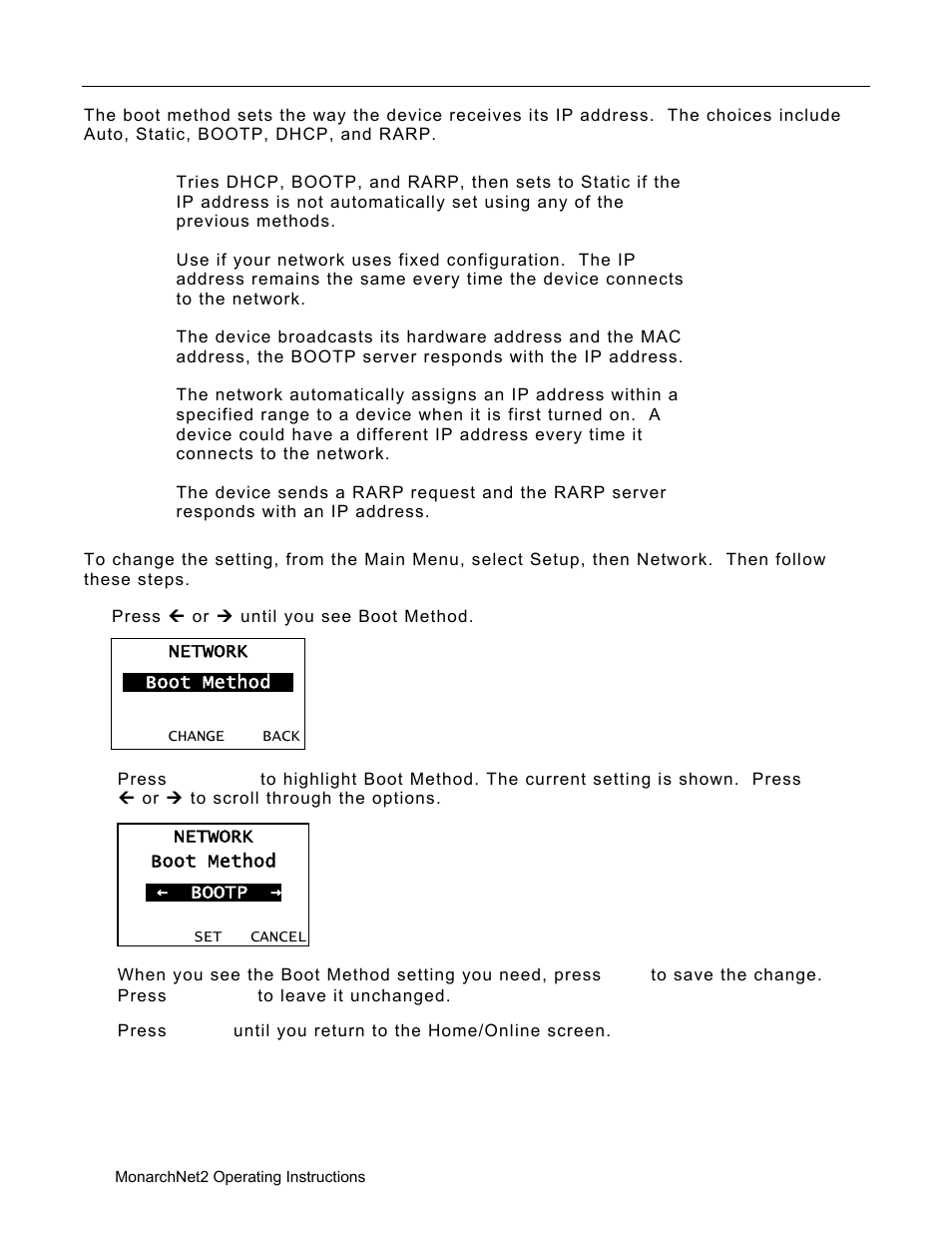 Avery Dennison Monarch 9906 MonarchNet2 User Manual | Page 16 / 72