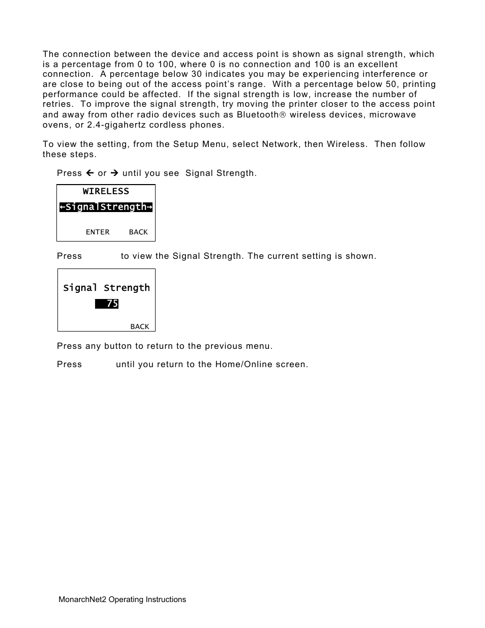 Avery Dennison Monarch 9906 MonarchNet2 User Manual | Page 18 / 72