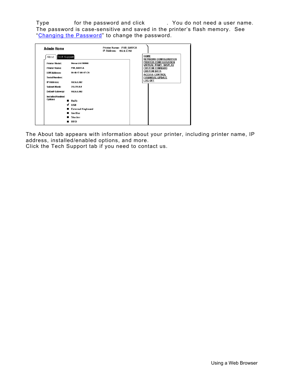 Avery Dennison Monarch 9906 MonarchNet2 User Manual | Page 29 / 72