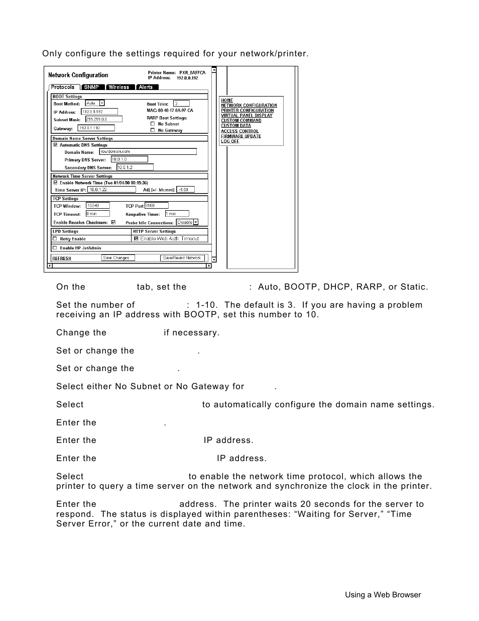 Avery Dennison Monarch 9906 MonarchNet2 User Manual | Page 33 / 72