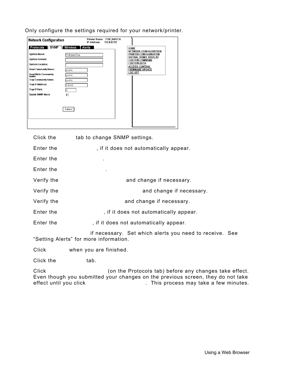 Avery Dennison Monarch 9906 MonarchNet2 User Manual | Page 35 / 72