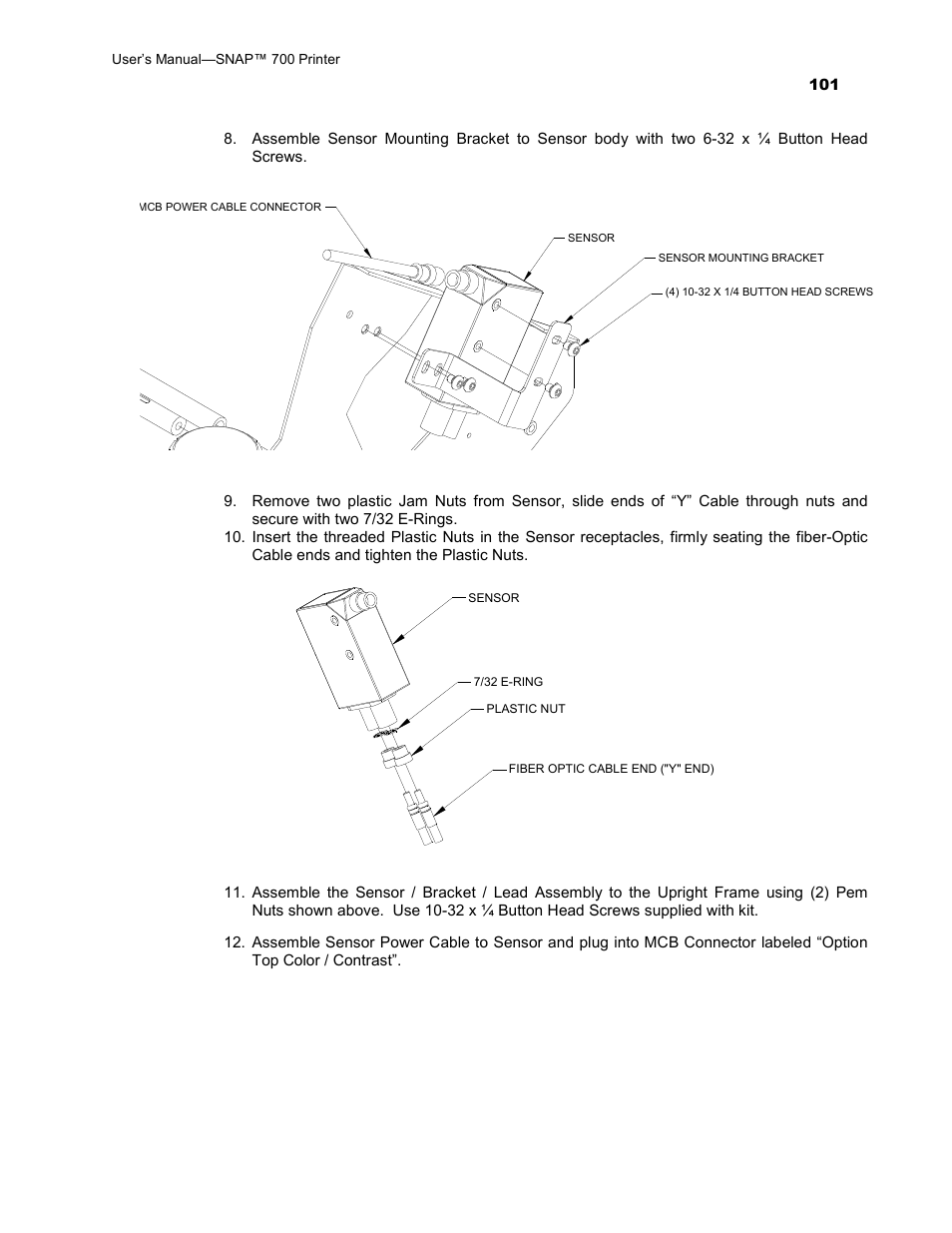 Avery Dennison SNAP 700 User Manual | Page 101 / 153