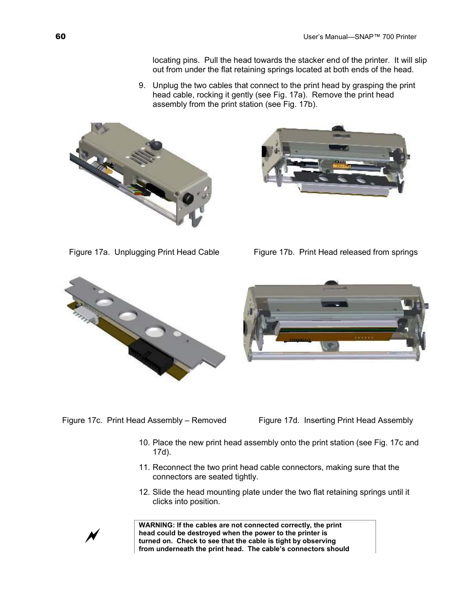 Avery Dennison SNAP 700 User Manual | Page 60 / 153