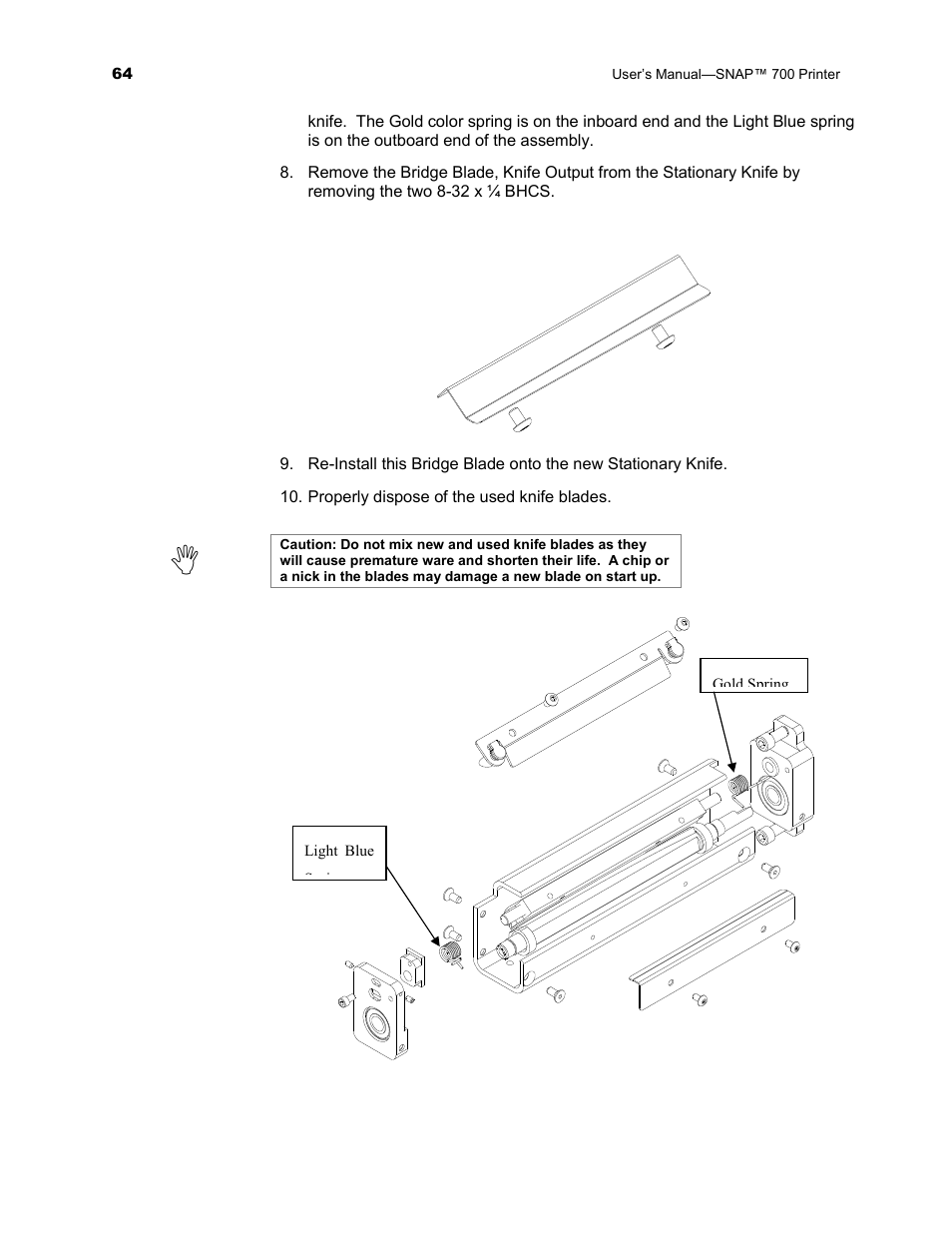 Avery Dennison SNAP 700 User Manual | Page 64 / 153