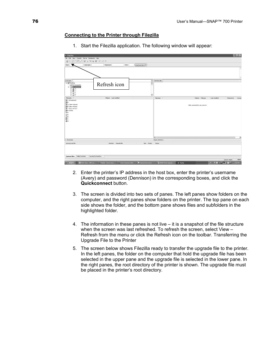 Avery Dennison SNAP 700 User Manual | Page 76 / 153