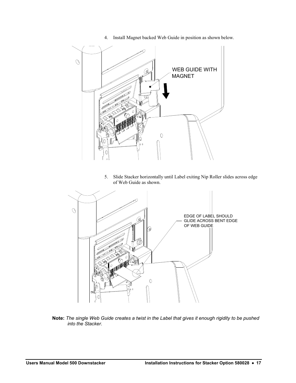 Avery Dennison SNAP 700 Stacker User Manual | Page 17 / 26