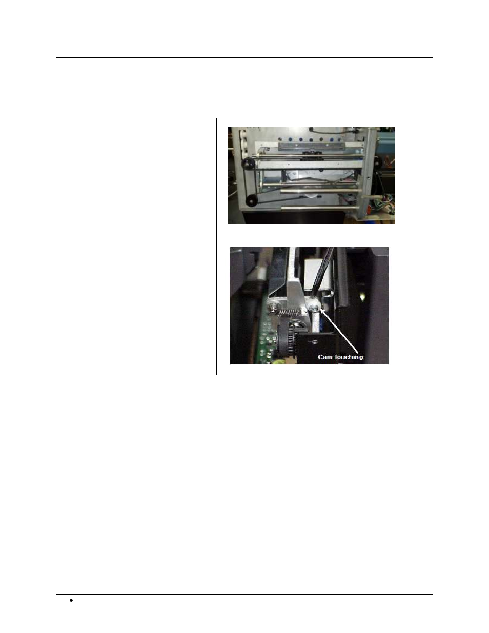 Knife cam adjustment | Avery Dennison SNAP 700 RFID Linear Knife User Manual | Page 20 / 71