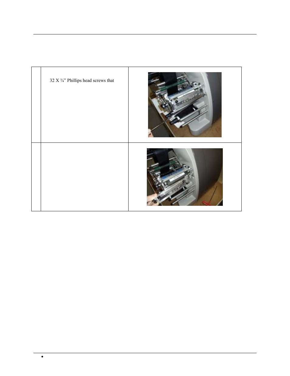 Removing the nip assembly | Avery Dennison SNAP 700 RFID Linear Knife User Manual | Page 36 / 71