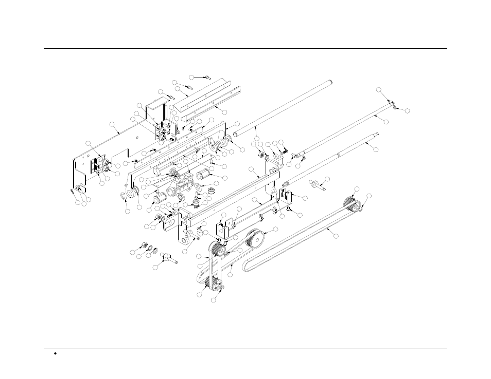 Linear knife assembly drawing, 56  assembly drawings snap linear knife | Avery Dennison SNAP 700 RFID Linear Knife User Manual | Page 56 / 71