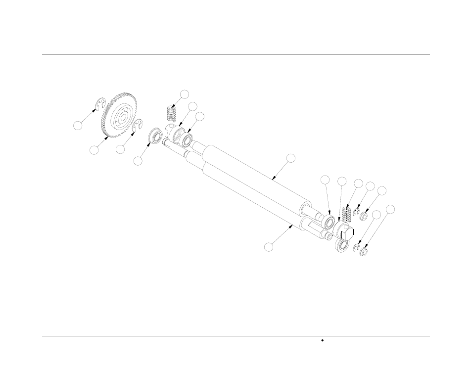 Feed roller assembly drawing, Snap linear knife assembly drawings  59 | Avery Dennison SNAP 700 RFID Linear Knife User Manual | Page 59 / 71