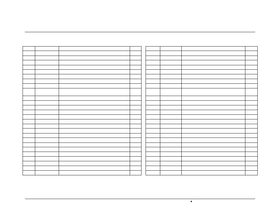 Linear knife parts list | Avery Dennison SNAP 700 RFID Linear Knife User Manual | Page 67 / 71