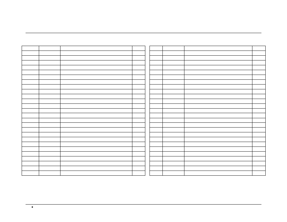 Linear knife parts list | Avery Dennison SNAP 700 RFID Linear Knife User Manual | Page 68 / 71