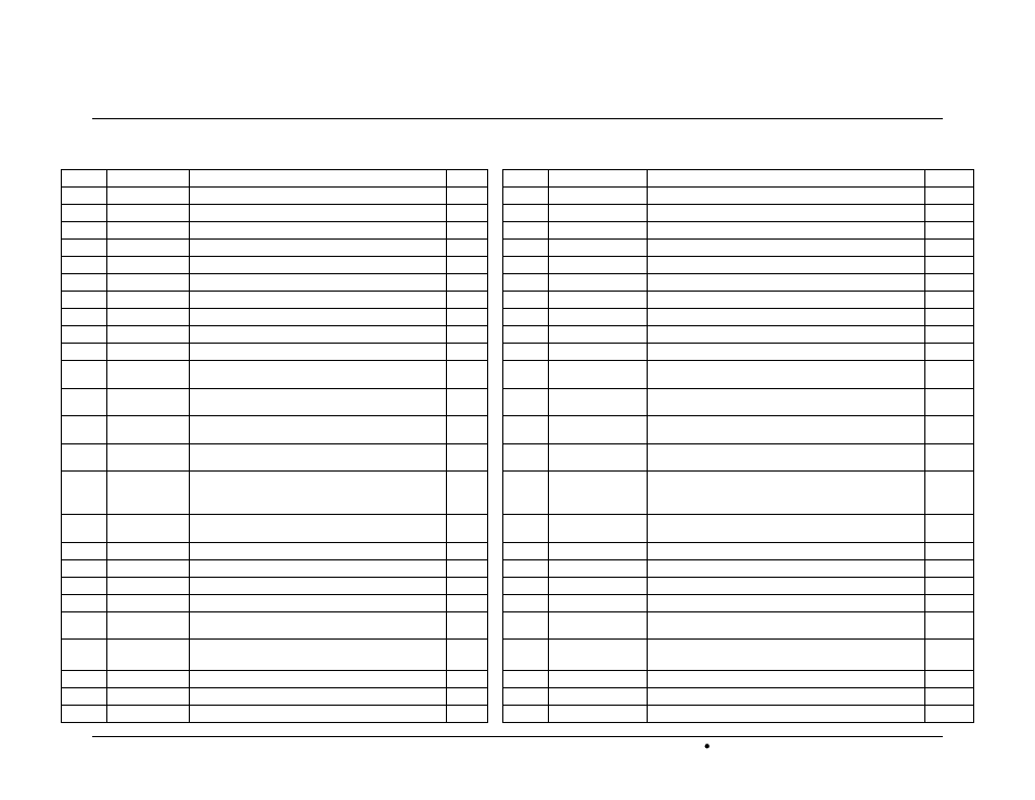 Linear knife parts list | Avery Dennison SNAP 700 RFID Linear Knife User Manual | Page 69 / 71