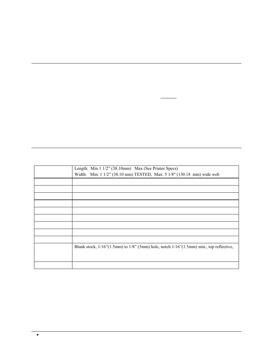 Description / specifications, Linear knife description, Linear knife specifications | Avery Dennison SNAP 700 RFID Linear Knife User Manual | Page 8 / 71