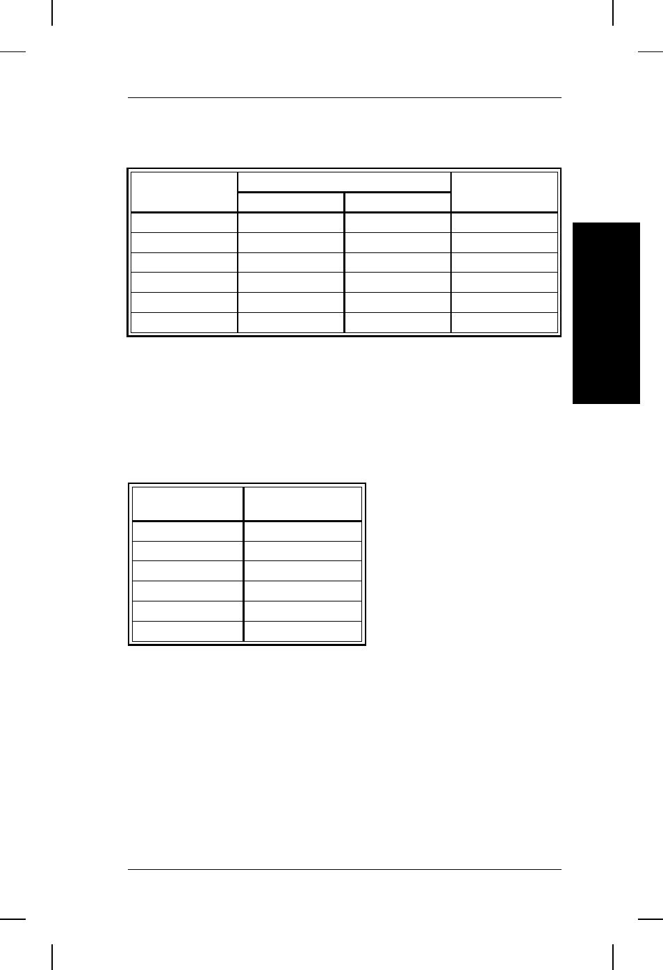 Parallel character width (in dots) for 9465 | Avery Dennison 9400 Series Programmer Manual User Manual | Page 71 / 106