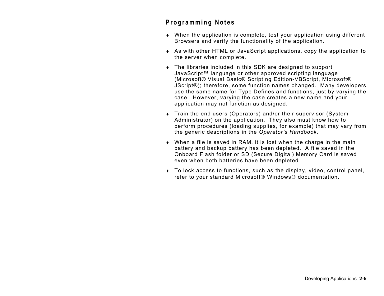 Avery Dennison Platinum 6039 JavaScript User Manual | Page 17 / 94