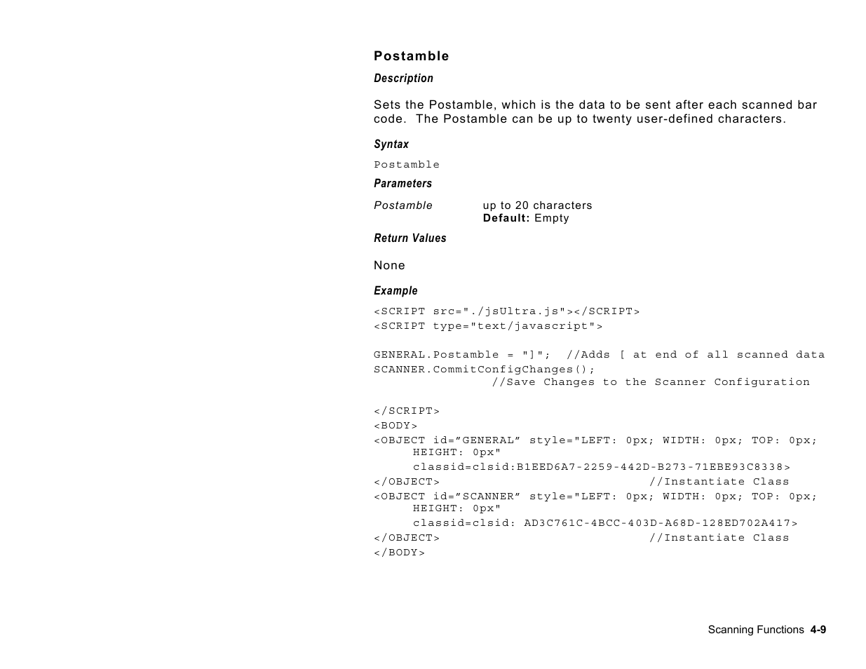 Avery Dennison Platinum 6039 JavaScript User Manual | Page 47 / 94