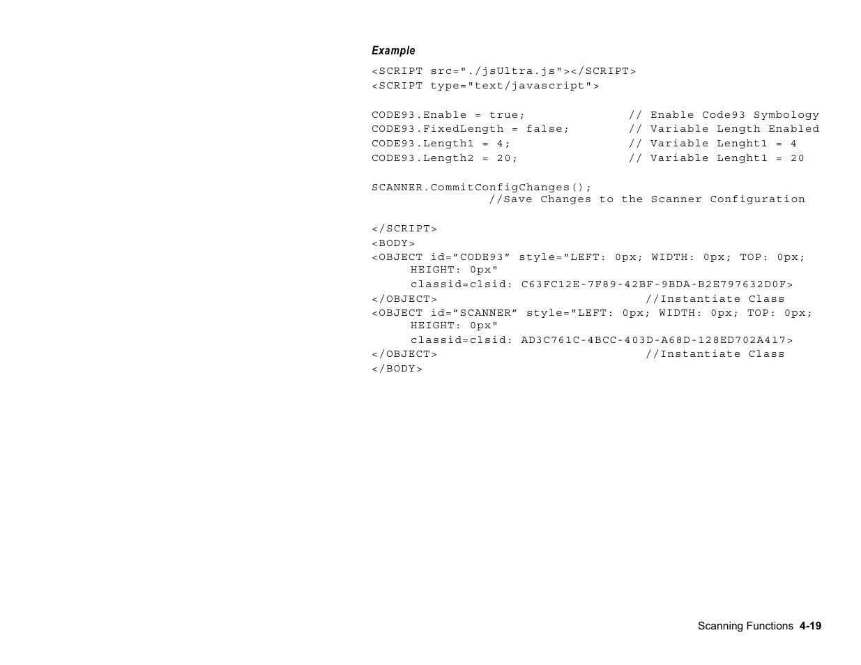 Avery Dennison Platinum 6039 JavaScript User Manual | Page 57 / 94