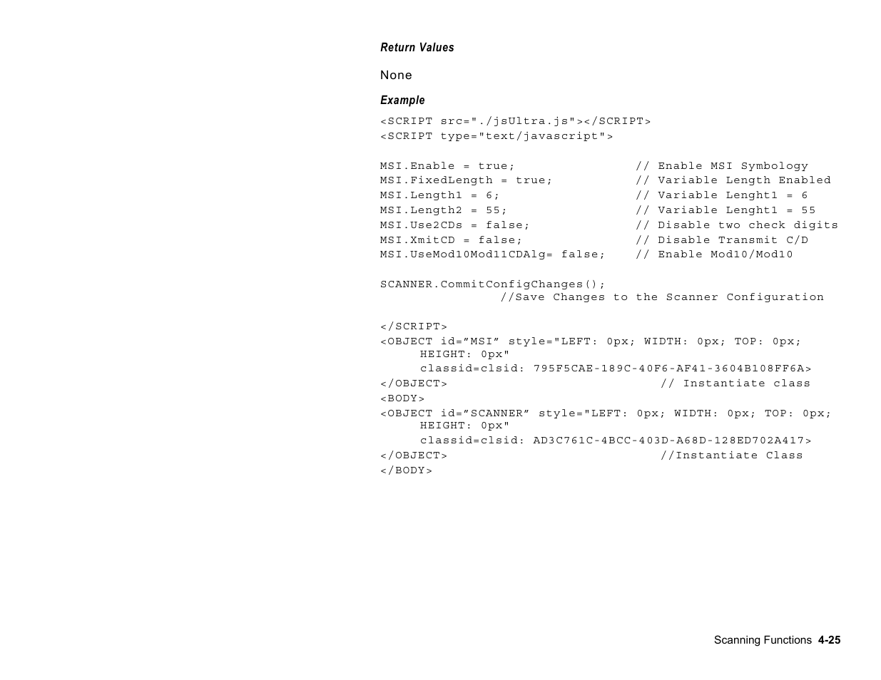 Avery Dennison Platinum 6039 JavaScript User Manual | Page 63 / 94